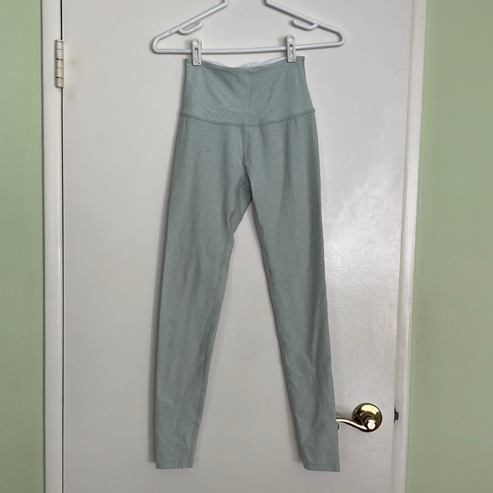 Beyond Yoga Spacedye Hig Waisted  long legging in Glacier White